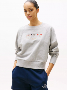 Embroidered Sailing Flag Logo Sweatshirt