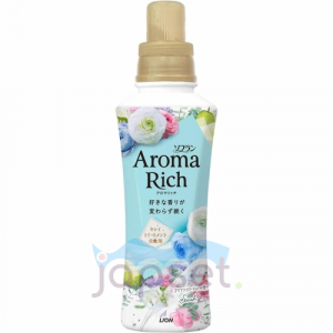 Lion Aroma Rich Sarah Ополаскиватель для белья дезодорирующий с натуральными ароматическими маслами, груша, ландыш, лилия, 480 мл