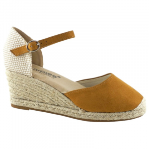 Amarpies. Valenciana Mujer Confort Cuña Yute