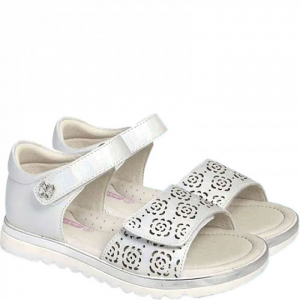20-422A серебро Сандалии для девочек (27-34)/12