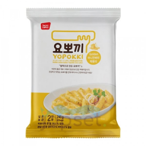 Yopokki Рисовые ТокПоки в сливочно луковом соусе, мягкая упаковка, 240 гр