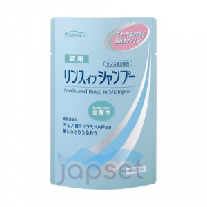 Pharmaact Шампунь слабокислотный против перхоти и зуда кожи головы, сияние, сменная упаковка, 350 мл