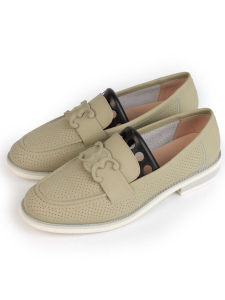 06-PDJ72-3 GREEN Туфли женские (натуральная кожа)