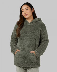 WOMEN'S SOFT SHERPA PULLOVER HOODIE