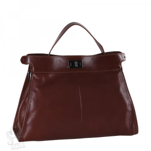 Сумка женская кожаная 9903NN brown Natale Navetta в Новосибирске