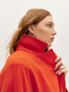 Пальто шерстяное однобортное