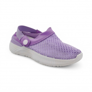 Сабо текстильные F7-11 фиолетовые