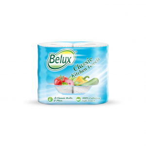 Полотенца BELUX Классик 2 шт. 2-сл.белыеСик