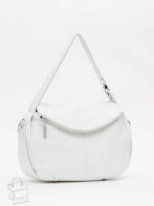 Сумка женская кожаная 0359C white Polina&Eiterou