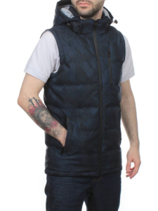 2121 DK. BLUE Жилет мужской (100 гр. синтепон)