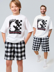 Комплект мужской: футболка, шорты