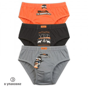 BULB3871(3) трусы для мальчиков (3 шт в кор.)