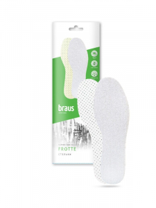 BRAUS Стельки FROTTE (махровая хлопковая ткань 