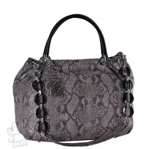 Сумка женская кожаная 8057-8-41 gray purple Polina&Eiterou/30