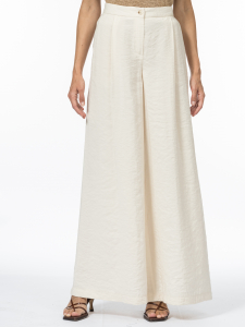 Брюки из модала с эффектом крэш