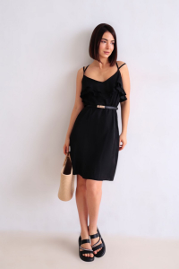 12746 Платье чёрное (остаток: 42)