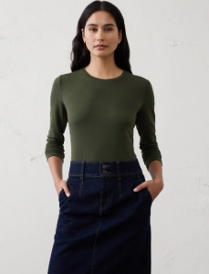 Timeless Long-Sleeve Crew-Neck T-Shirt