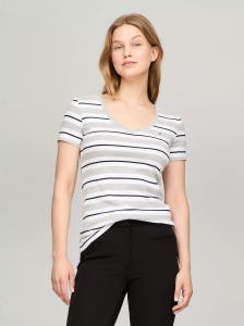 Stripe V-Neck Favorite T-Shirt