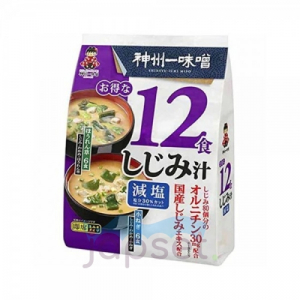 Miyasaka Мисо-суп Сидзими с пониженным содержанием соли, 12 порций,  174 гр