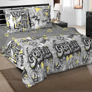 Постельное белье Стрит-Арт (поплин DE LUXE)