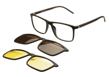 Оправа с солнцезащитной насадкой (Clip-on) StyleMark Polarized C2707B