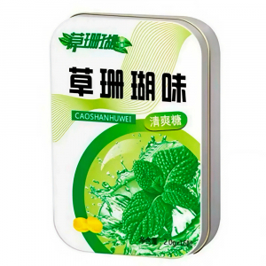 Растительные леденцы для горла со вкусом мяты