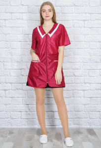 Халат 102, нейлон (бордовый)