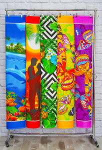 Полотенце вафельное, Баня (цвета в ассортименте)