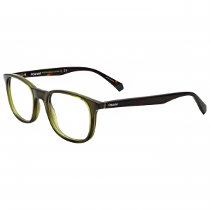 Polaroid  Men's Green Rectangular Eyeglasses