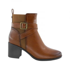 Amarpies Botin Cuero Moda Mujer