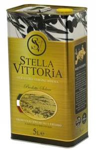 5 Масло оливковове нерафинированное Stella vittoria Extra Virgin 1л Италия