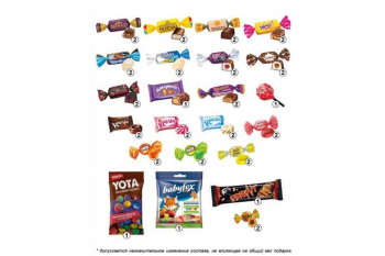 «Яшкино», набор новогодний (Игрушка Снегурочка в голубом), 500 г