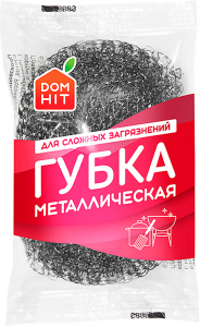 «DOMHIT», мочалка металлическая, 15г