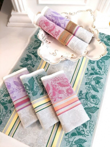 К-т полотенец Попугаи п/лен 2 шт. 50*70 см.