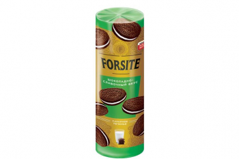 «Forsite», печенье-сэндвич с шоколадно-сливочным вкусом, 220 г