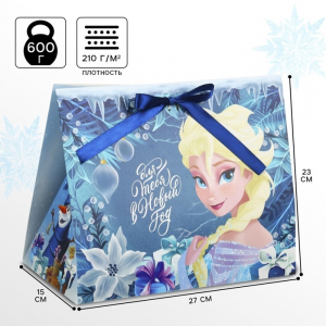 Подарочная коробка складная «Для тебя в Новый год», 27?23?15 см, Холодное сердце