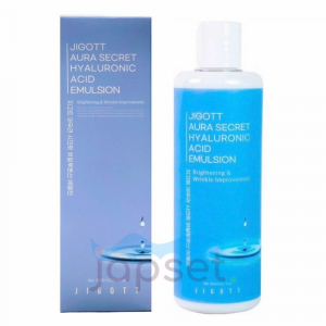 Jigott Aura Secret Hyaluronic Acid Toner Тонер глубоко увлажняющий, придающий сияние коже, 300 мл