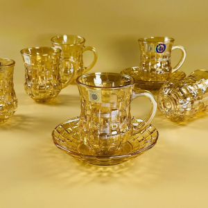 588-640 Чайный набор 12пр. 130мл в под.уп.(х8)Стекло