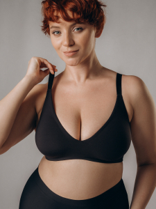 Бюстгальтер мягкий черный Indefini (Арт. 5045WXY)