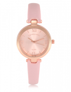 LADIES ROSE STRAP WATCH