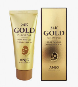 Маска-пленка с биозолотом ANJО, 24К Gold, 100 ml