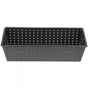 Форма для выпечки с тефлоновым покрытием 25,5х11см, h6,5см, с перфорацией (Китай)