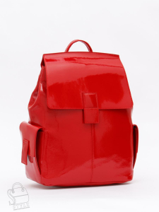 Рюкзак женский кожаный 18337-8 red Polina&Eiterou  в Новосибирске