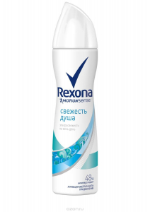 Rexona спрей свежесть душа 150мл