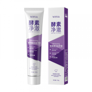 Отбеливающая зубная паста с энзимами Whsa Enzyme Cleanse Whitening Toothpaste, 100 гр