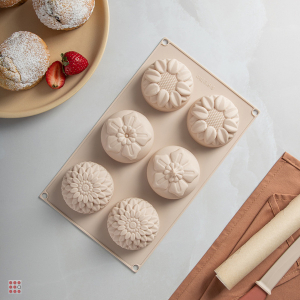 Форма силиконовая 6 ячеек, 28x16,5x3см 