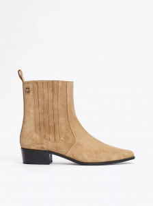 Suede Cowboy Chelsea Boot