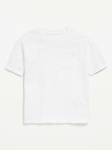 Oversized Short-Sleeve Pocket T-Shirt for Boys