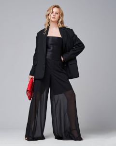 Брюки-шорты палаццо шифоновые BH001