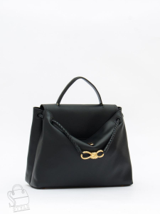 Сумка женская кожаная 6046PE black Polina&Eiterou /50
